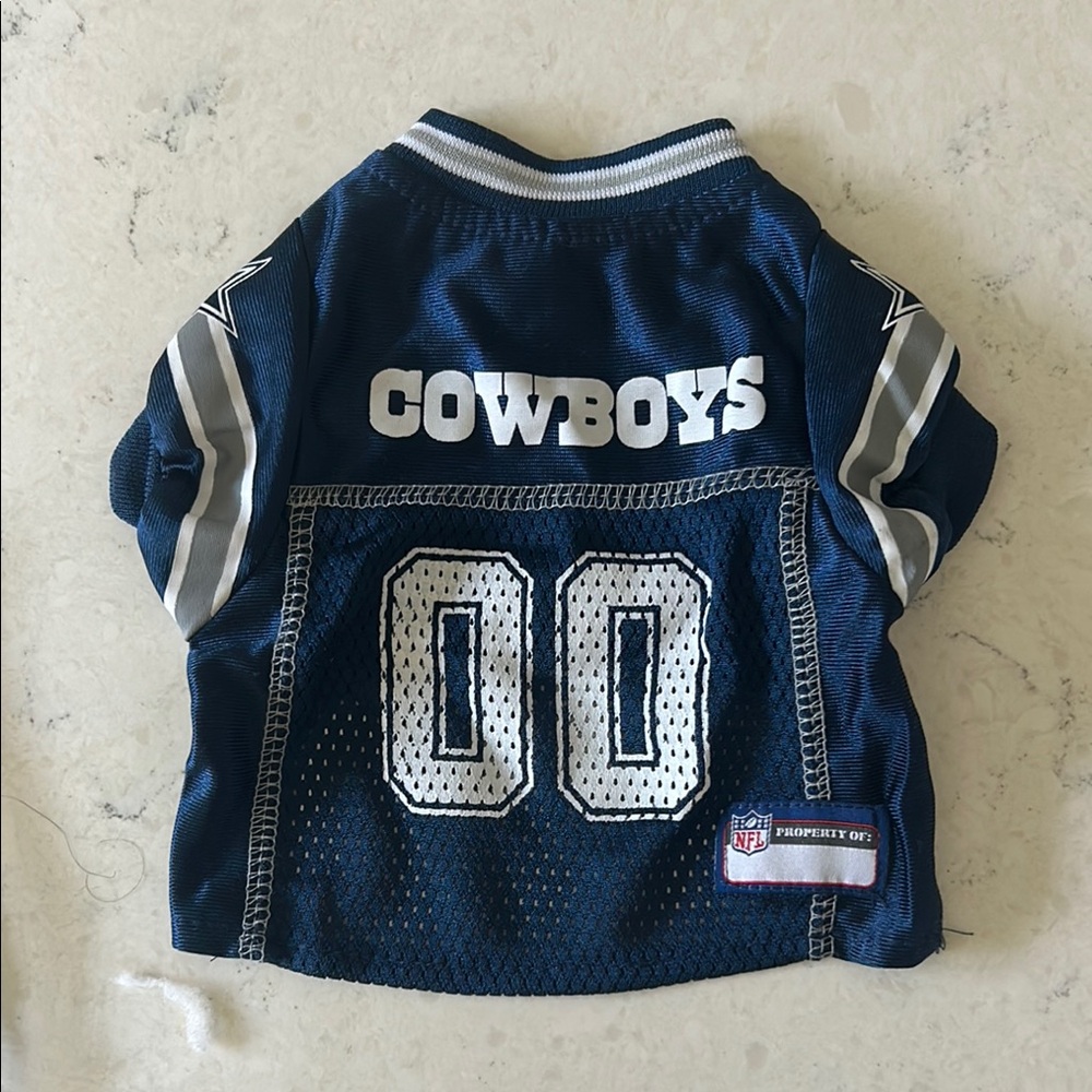 Dog jersey Cowboys Navy Blue Jersey